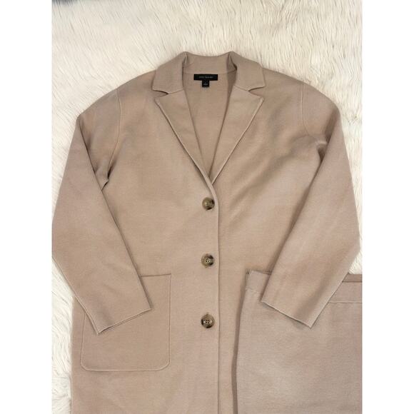 Ann Taylor Classic Knit Blazer Cardigan Button Midi Skirt Two Piece Sweater Set - Picture 2 of 12